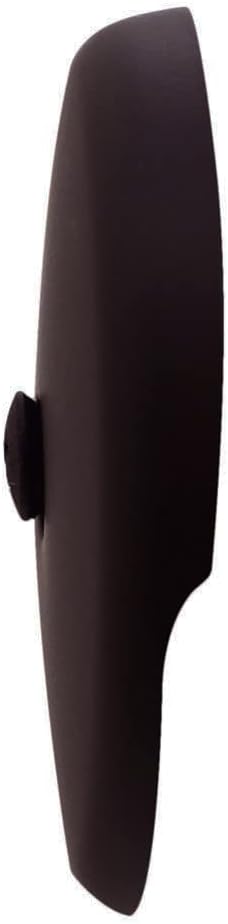 Westbrass D328-2-12 3-1/8" One-Hole Bathtub Overflow Faceplate and Screw, Oil Rubbed Bronze (2-Pack)