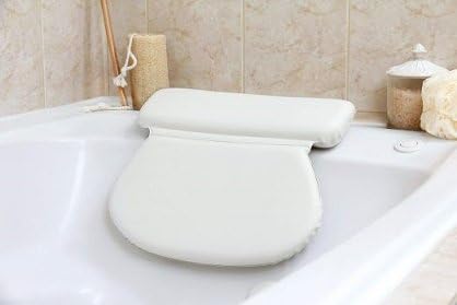 Epica Bath Pillow Bathroom Accessories| Bath Essentials Neck Pillow for Head and Neck Support| Bathtub Decor for Back Support Waterproof with Non Slip Suction Cups| tub Accessories for Bathtub Decor
