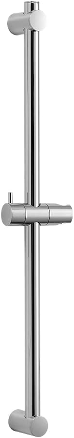 OFFO Shower Slide Bar 28 in Adjustable Installation Distance 19-27 in with 360° Adjustable Handheld Shower Head Holder for Bathroom, Screw Wall Mounted, Chrome Finish