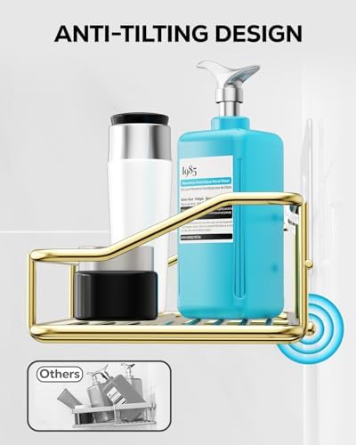 Nieifi Shower Caddy Adhesive, Shower Shelves, Shampoo Holder for Bathroom