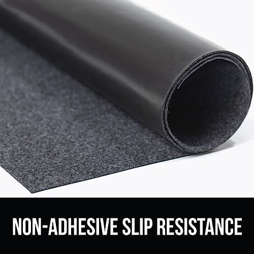 GORILLA GRIP LeakGuard Under Sink Mat for Kitchen Cabinet, 24x50 Charcoal