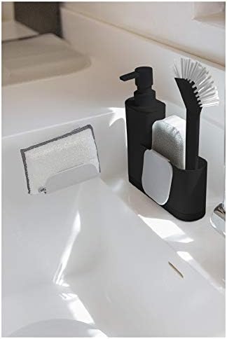 Vigar Rengo Monobloc 4-Piece Sink Caddy Set, Black