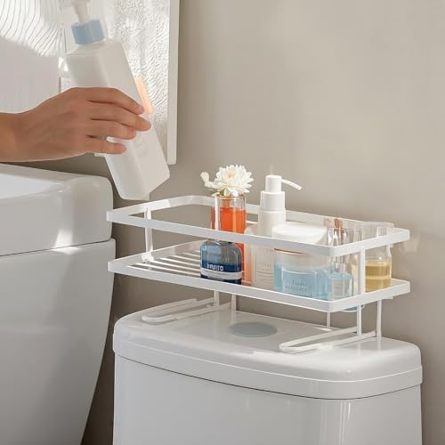 ShellKingdom Over the Toilet Storage Shelf, Toilet Paper Holder Stand Rack