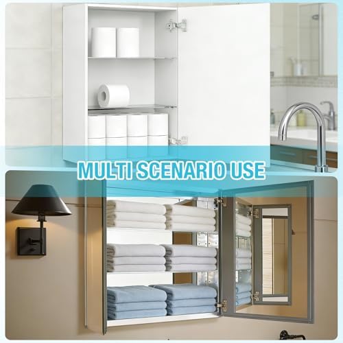 4 Pcs Medicine Cabinet Shelves Replacement, Acrylic