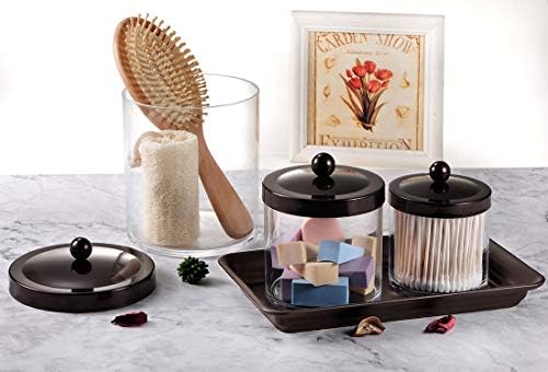 SheeChung Metal Vanity Tray, Bathroom Counter Storage Tray, Bronze 2 Pack