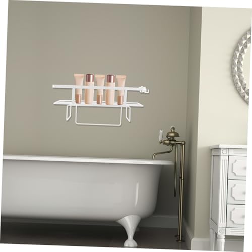 PRETYZOOM Iron Bathroom Rack Over Toilet Organizer Shelf for Storage