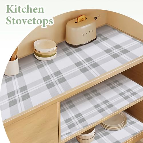 Drawer and Shelf Liner for Kitchen Cabinet: 12 in X 30 Ft Non Slip