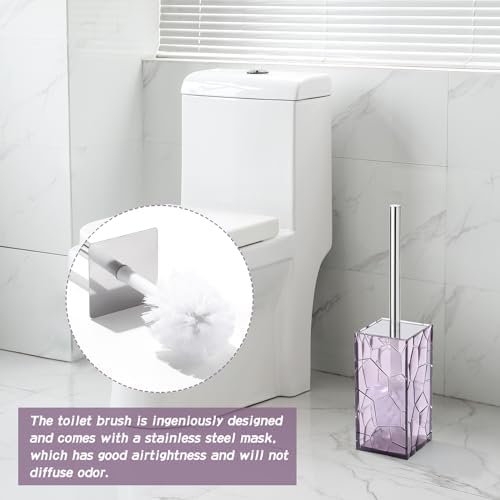 YAUKPH Clear Acrylic Bathroom Accessories Set