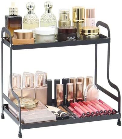 2-Tier Metal Countertop Organizer, Standing Storage Shelf