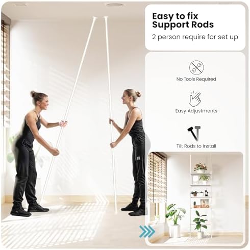 Home Zone Living Over-the-Toilet Organizer Bathroom Storage Organizer