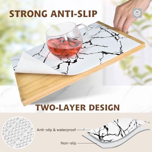 2-Layer Drawer and Shelf Liner for Kitchen Cabinet: 23.6in X 20Ft Non Slip