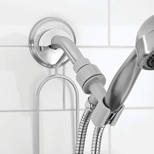 iDesign Hanging Handheld Shower Hose Caddy, Chrome