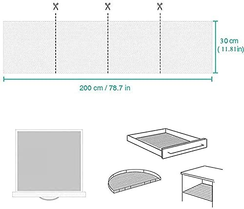Shelf Liner Drawer Liner Non-Slip Mat Shelves Liners 12" X6.5’ Grid Pattern PVC Non-Adhesive Grip Liner Anti-Slip Mat for Kitchen Cabinets Wire Shelving Pantry Dresser Refrigerator (Pink)