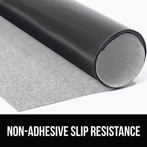 GORILLA GRIP LeakGuard Under Sink Mat for Kitchen Cabinet, 24x60 Light Gray