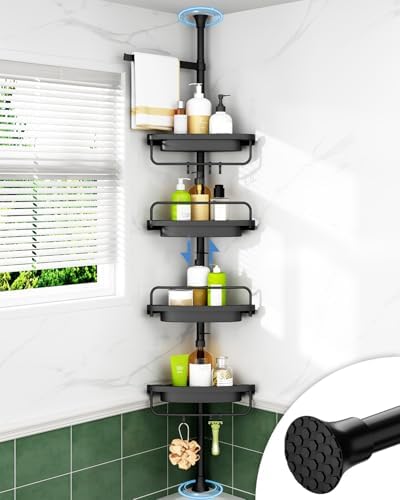 Corner Shower Caddy Tension Pole for Shampoo Holder, Stainless Steel Rod