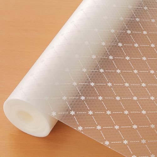 Cooyes Shelf Liner Non-Adhesive EVA Cabinet & Drawer Liner 11.8" x 240"