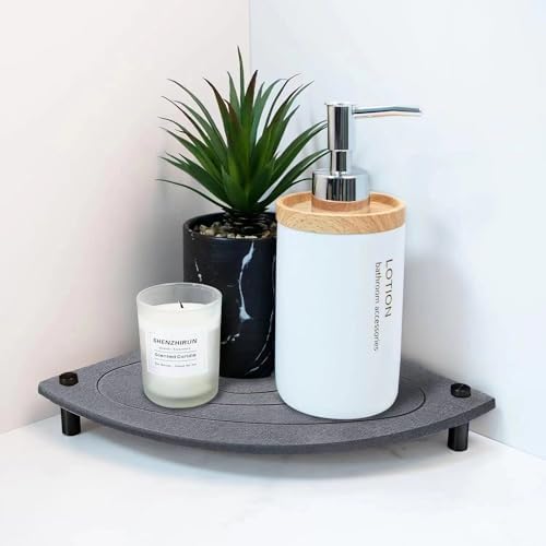 Stone Drying Tray, Instant Dry Sink Organizer for Bathroom Kitchen Counter