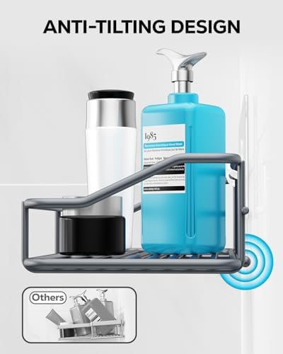 Nieifi Shower Caddy Adhesive, Shower Shelves, Shampoo Holder for Bathroom