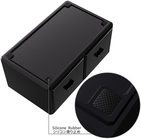 Readaeer Makeup Cosmetic Organizer Storage Drawers Display Boxes Case with 12 Drawers (Black)