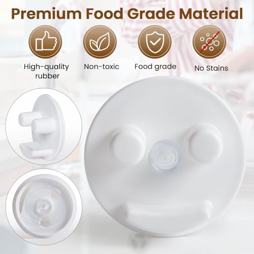 Sponge Holder, Sink Caddy w/Suction Cup Installation, Sponge Organizer for Kitchen/Bathroom Sink, Self Draining, Dishwasher Safe for Holding Smiley Sponges(Sponges Not Included), White(2-Pack)