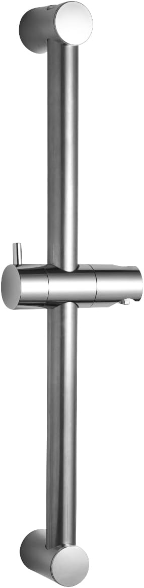 OFFO Shower Slide Bar 21" Adjustable Installation Distance 16-20" with 360° Adjustable Handheld Shower Head Holder for Bathroom, Screw Wall Mounted, Chrome Finish