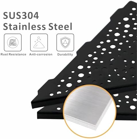 WELLUP Shower Corner Shelf 2 Pack,10" Shower Shelf for Tiled Wall Black
