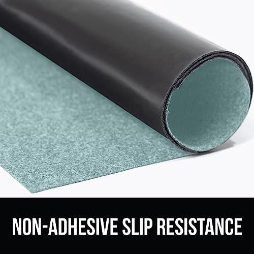 GORILLA GRIP LeakGuard Under Sink Mat for Kitchen Cabinet, 24x24 Spa Blue