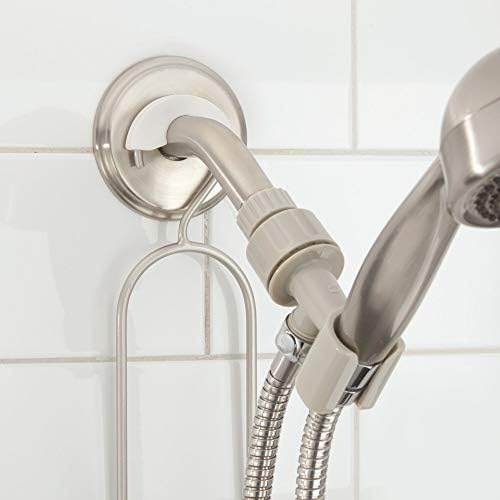 iDesign Hanging Handheld Shower Hose Caddy, Satin