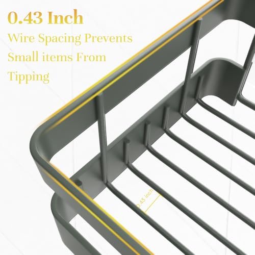 Heavy-Duty Shower Holder for Inside Shower, Light Gray