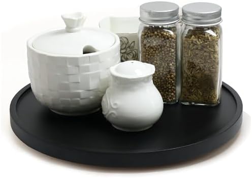 12-inch Lazy Susan Organizers, ACIAZAAZ Lazy Susan Turntable for Cabinet, Kitchen Turntable Storage for Table, Countertop, Pantry