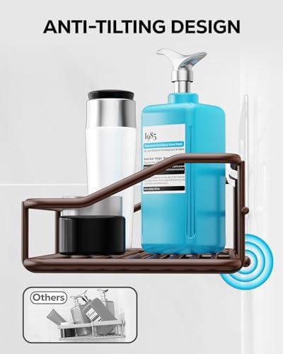 Nieifi Shower Caddy Adhesive, Shower Shelves, Shampoo Holder for Bathroom