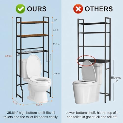 Over the Toilet Storage Cabinet Bathroom Storage Above Toilet