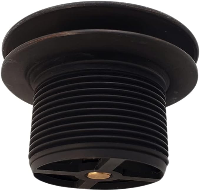 Westbrass D398R-2-12A 1-1/2" NPSM Coarse Thread Mushroom Tip-Toe Bathtub Drain Stopper, Antique Bronze (2-Pack)