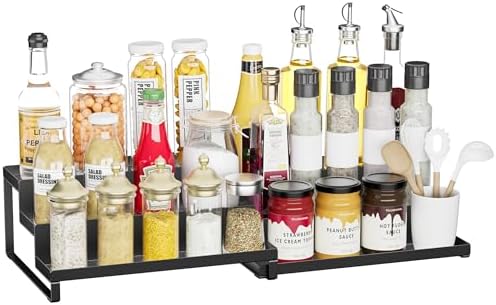BOIVSHI Spice Rack Organizer for Cabinet, Spices Neatly Organized