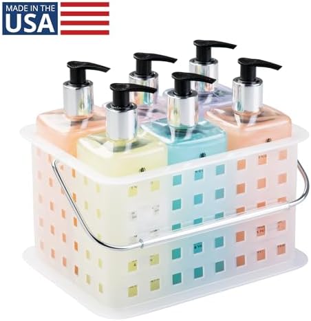 InterDesign iDesign Small Shower Caddy, Clear Frost (Pack of 9)