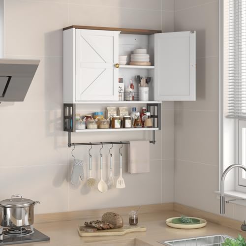 Wall Mounted Bathroom Storage Large Farmhouse Medicine Cabinet