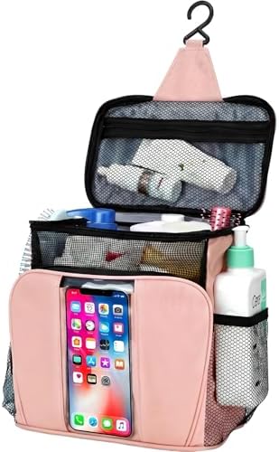 BAIMAY College Dorm room Essentials for Girls, Quick Dry Mesh Shower Caddy-Beige