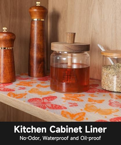 Cooyes Shelf Liner Non-Adhesive Cabinet Drawer Liner for Kitchen 11.8"x360"