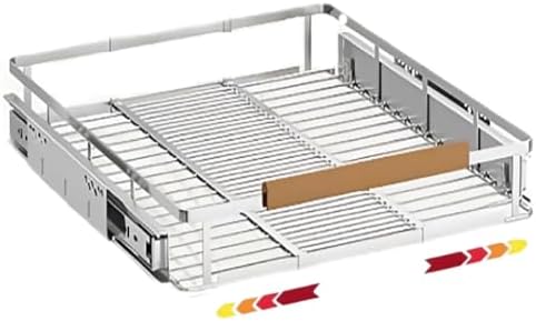 17.1~28"x22.5" Pull Out Cabinet Organizer，1Pack Expandable Sliding Cabinet Shelves，Side Mounting