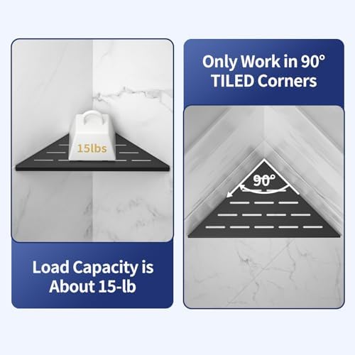 10'' Corner Shower Shelf 2PCS