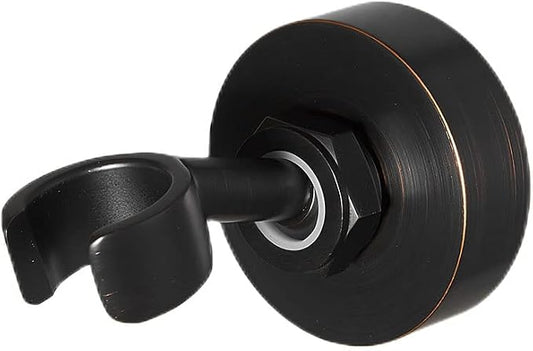 Brass Oil Rubbed Bronze Shower Wand Holder - Adjustable Bidet Sprayer, Wall Mount, RV Shower Head Holder