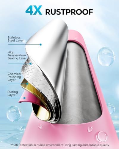 Nieifi Shower Caddy Adhesive, Shower Shelves, Shampoo Holder for Bathroom