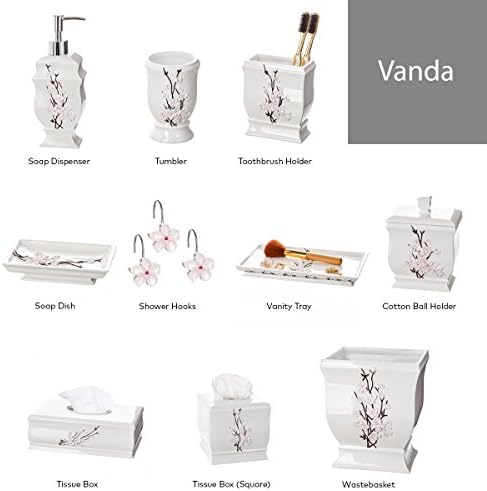 Creative Scents Vanda Rectangle Tissue Box Cover with Bottom Slider