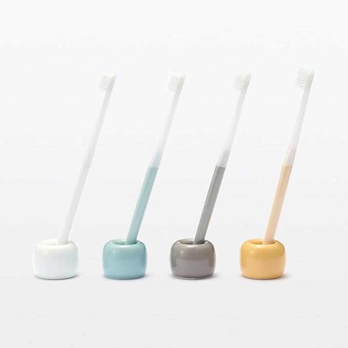 Muji Porcelain Toothbrush Stand (Yellow)