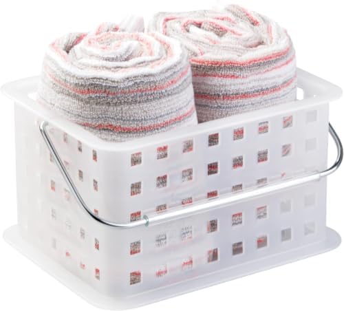 InterDesign iDesign Small Shower Caddy, Clear Frost (Pack of 9)