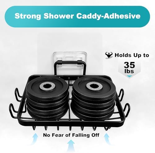 Black Soap Dish for Shower 2 Pieces, Suction Cup Square Shower Soap Holder - 201 Stainless Steel Black Soap Saver - Comfortable Essential for Apartment, Home and Dormitory