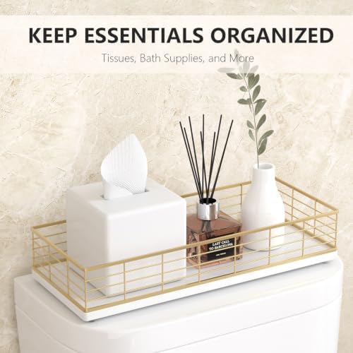 Toilet Paper Storage Basket, 16" Large Oak Wood Toilet Paper Basket