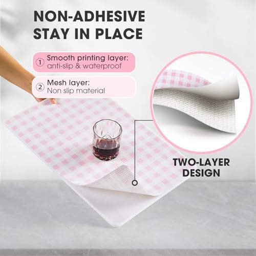 Drawer and Shelf Liner for Kitchen Cabinets, 12IN X 20FT