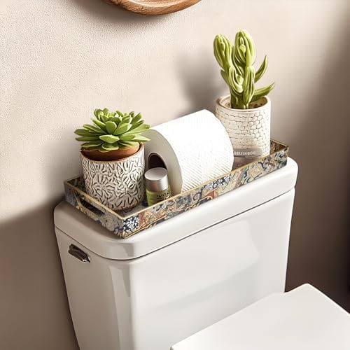 MAONAME Bathroom Vanity for Countertop, Plastic Decorative Trays