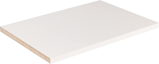 Cabinet Shelves Melamine 3/4'' Thick, Custom, Cut to Size. (14'' Depth x 9'' Length)